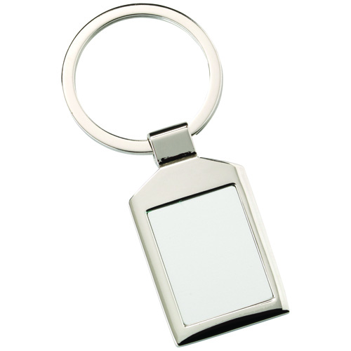 METAL RECTANGLE KEYRING - 1.5in - bespokesportsmedals.com