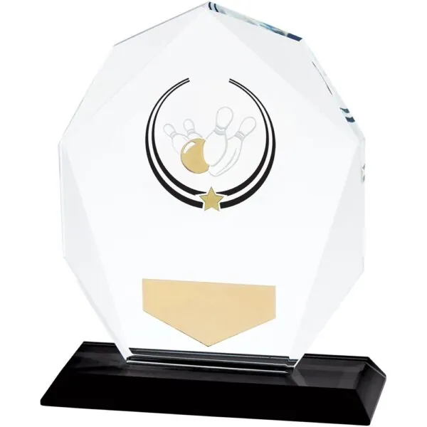 Glacier Ten Pin Glass Award 120mm