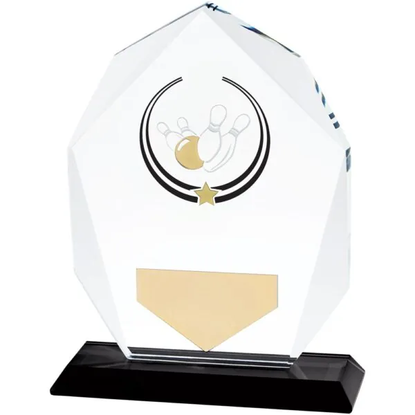 Glacier Ten Pin Glass Award 140mm