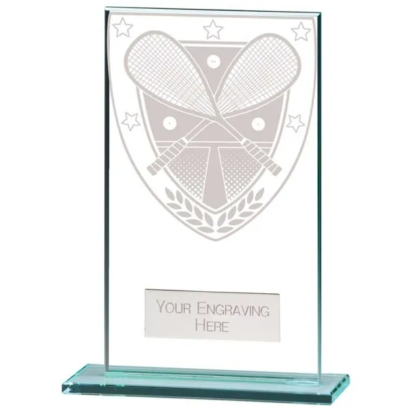 Millennium Squash Jade Glass Award 140mm