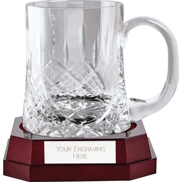 Lindisfarne St Bernica Crystal Tankard 130mm