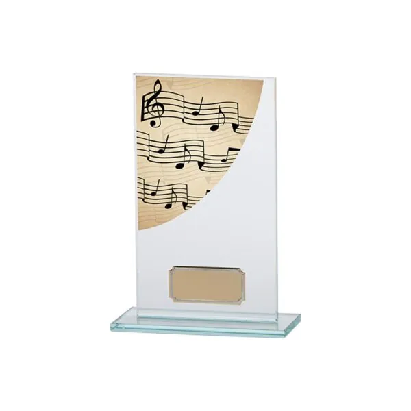 Colour Curve Music Jade Glass Award 160mm