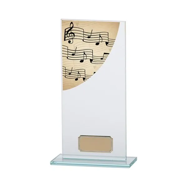 Colour Curve Music Jade Glass Award 200mm