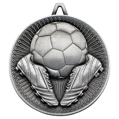 FOOTBALL DELUXE MEDAL BRONZE - 2.35in