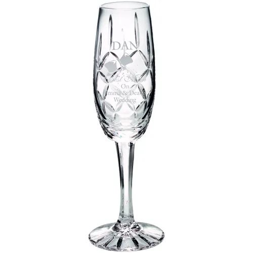 140ML CLASSIC CHAMPAGNE FLUTE BLANK PANEL - 8in