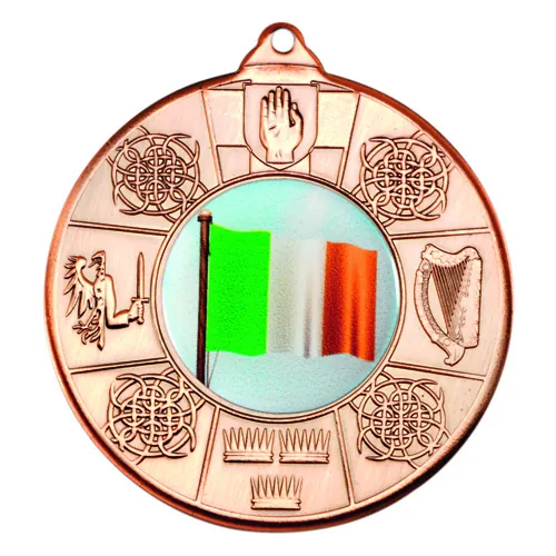 FOUR PROVINCES MEDAL (1in CENTRE) BRONZE - 2in