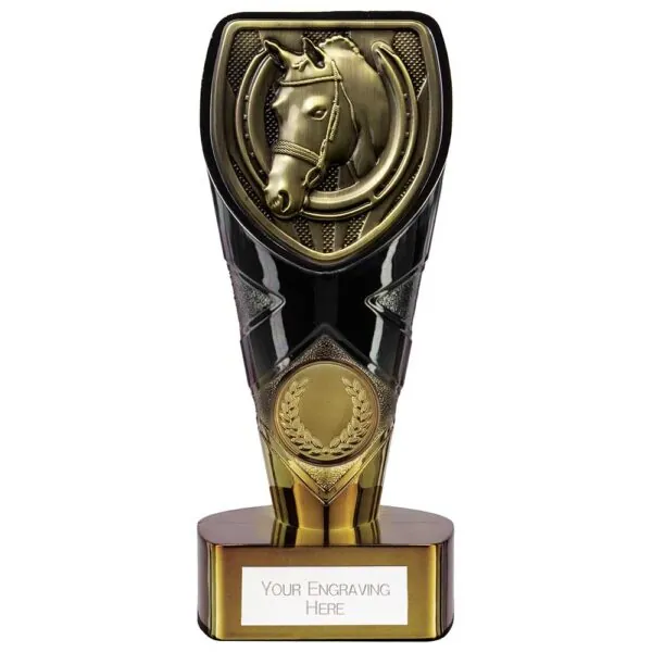 Fusion Cobra Equestrian Award Black & Gold 150mm