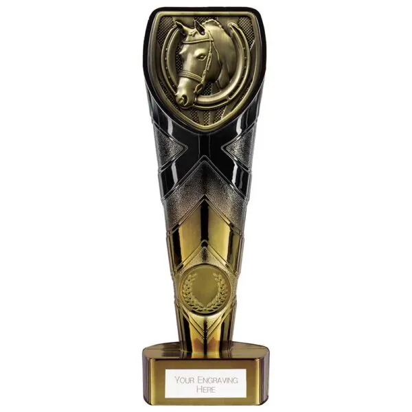 Fusion Cobra Equestrian Award Black & Gold 200mm