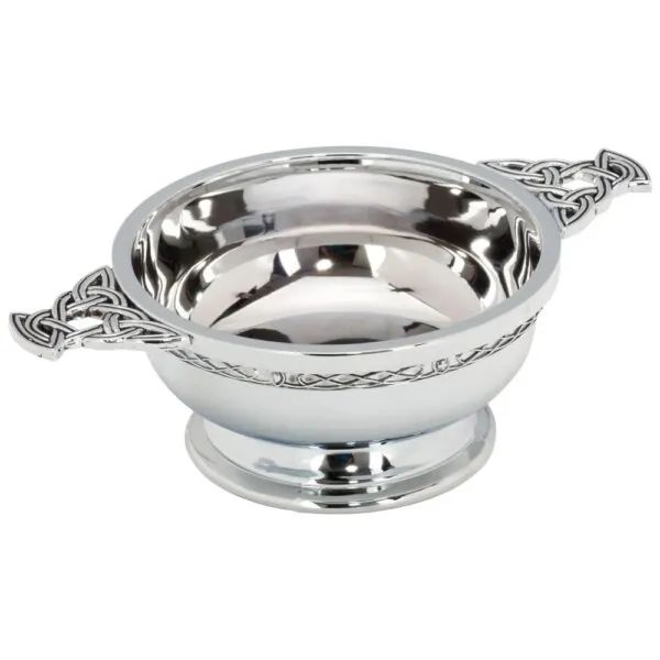 The Highland Quaich In Steel 125mm (5") Dia