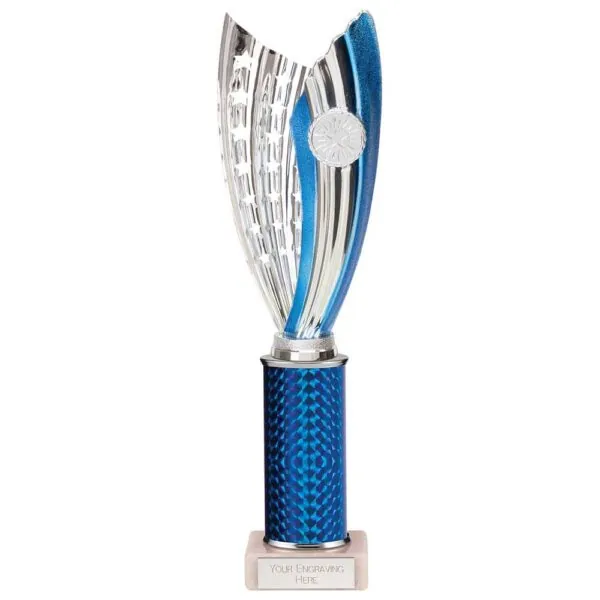 Glamstar Plastic Trophy Blue 330mm