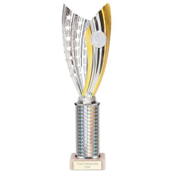 Glamstar Plastic Trophy Silver 330mm